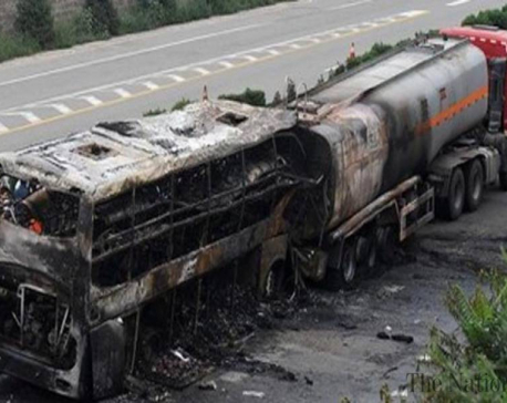 36 dead in bus-tanker collision in Afghanistan